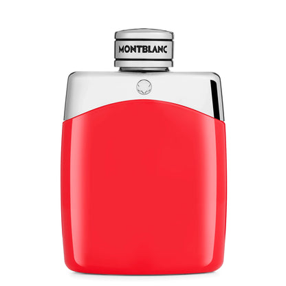Montblanc Legend Red Eau de Parfum 100ml Red and Silver Flask Style Bottle, Elegant and Modern