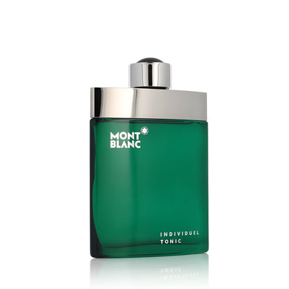 Montblanc individuel tonic eau de toilette 75ml in emerald green glass with shiny silver cap and neck for blanc offers cosmetics