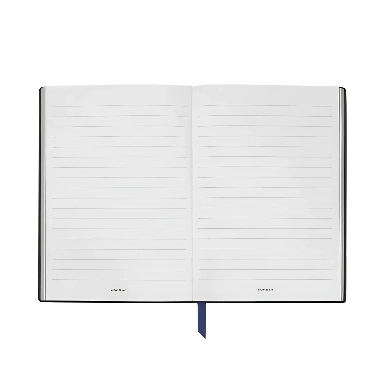 Open notebook Montblanc The Origin Collection with lined pages and navy blue bookmark model Meisterst�ck 133087