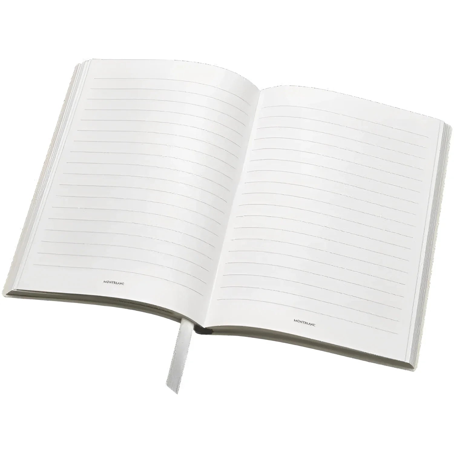 Montblanc notebook 146 lined ladies edition pearl in white leather with lined pages and matching bookmark