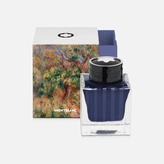 Montblanc Ink Bottle 50ml Masters of Art Homage to Pierre-Auguste Renoir Bleu Outremer Ultramarine Blue 134411