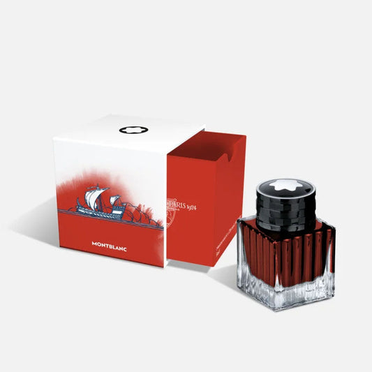 Montblanc Meisterstück x Olympic Heritage Paris 1924 Ink Bottle 50ml Red 132952