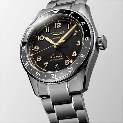 Longines Spirit Zulu Time 39mm Anthracite Automatic Titanium L3.802.1.53.6