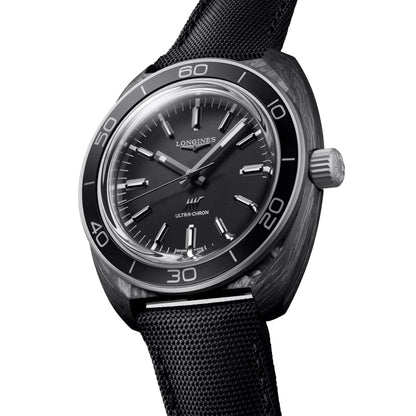 Longines Ultra-Chron Carbon 43mm Anthracite Automatic Titanium and Carbon L2.839.4.52.2