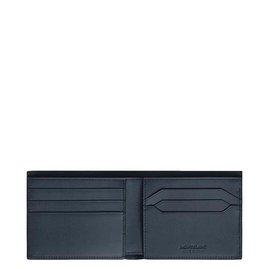 Montblanc 6cc Wallet Leather Meisterstück Blue Velvet 220446