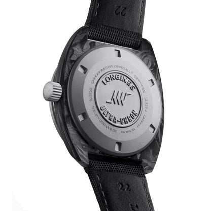 Longines Ultra-Chron Carbon 43mm Anthracite Automatic Titanium and Carbon L2.839.4.52.2