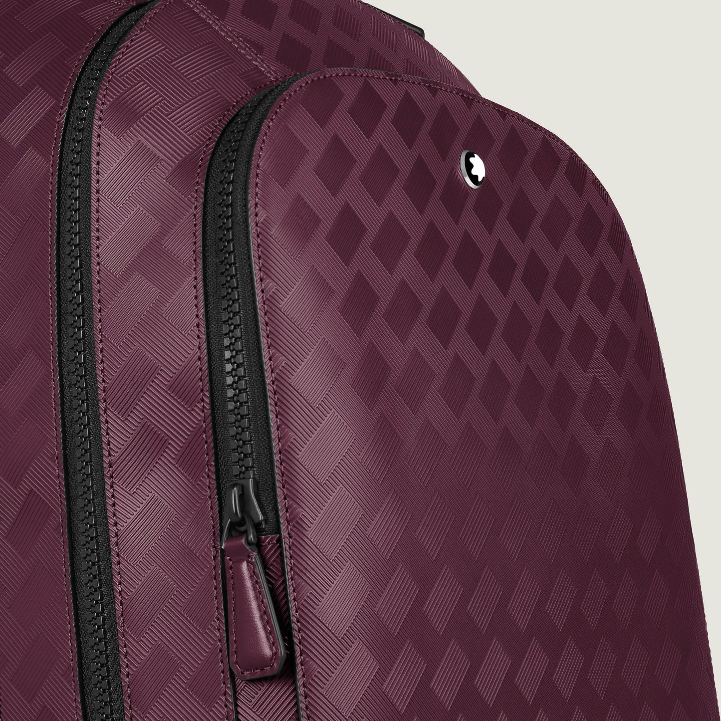 Montblanc Extreme 3.0 Medium Backpack 199405 Bordeaux with diamond texture and three compartments with internal laptop pockets